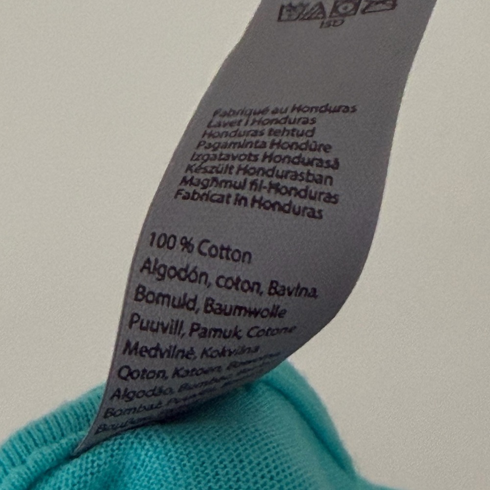 Alani Nu Logo 100% Cotton Graphic T-Shirt Teal Blue Size XL Activewear - Picture 7 of 9